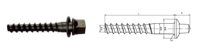 rail screw rail screw